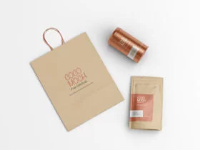 Free Coffeehouse Branding Mockup