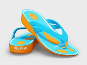 Free Flip Flops Mockup