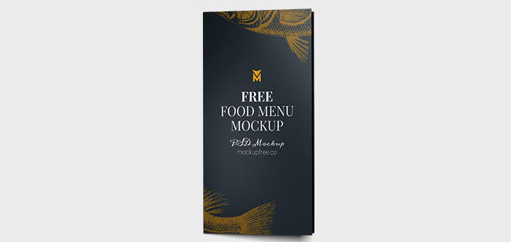 Free Food Menu Mockup