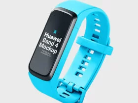 Free Huawei Band 4 Mockup