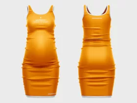 Maternity Dress Free Mockup