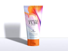 Stand Up Cosmetic Tube Free Mockup