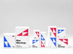 Box Set Free Mockup