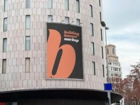 Free Building Banner Mockup
