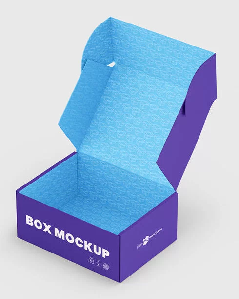 Free Pinch Lock Box Mockup