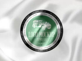 Free Premium Fabric Logo Mockup