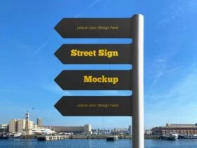 Free Street Sign Mockup