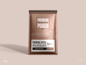Premium Packaging Branding Pouch Mockup