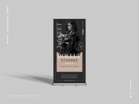 3×6 Feet Rollup Standee Free Mockup