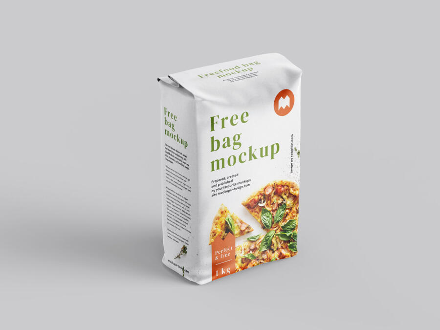 Food Packaging Box Free Mockup