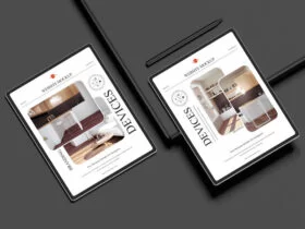 Premium Branding Devices Website Free Mockup