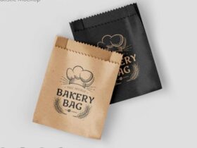 Free Bakery Bag Mockup