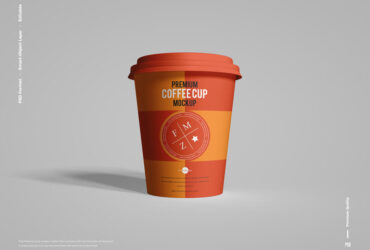 Free Premium Coffee Cup Mockup