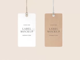 Paired Label Tag Mockup