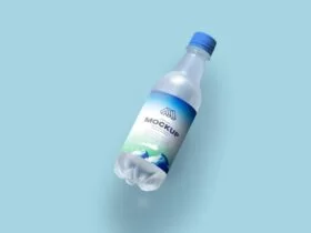 Water Bottle Free Mockup