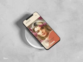 Free UI-UX Website Branding Smartphone Mockup