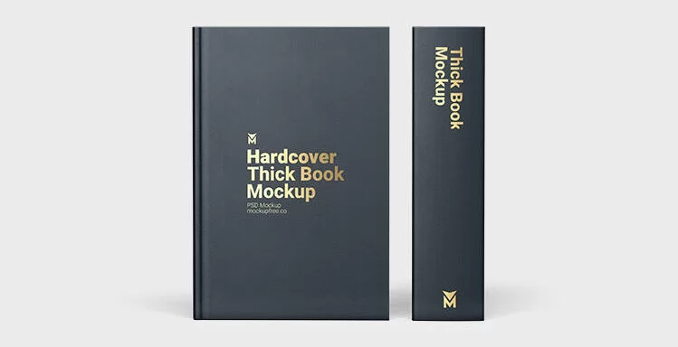 Hardcover Book Free Mockup
