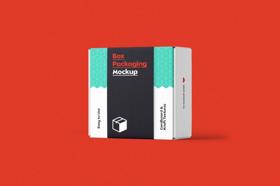 Free Delivery Box Mockup – FreeMockup.net