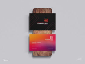 Free Premium Brand Identity Business Card Mockup